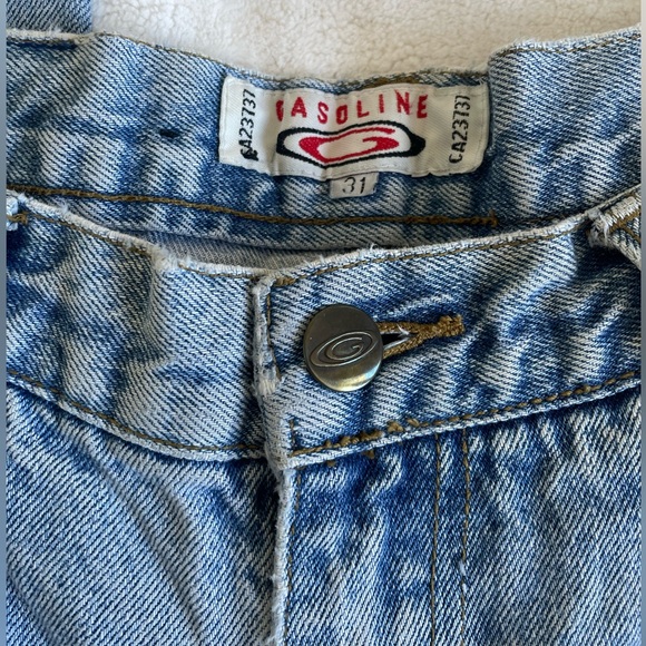 Vintage gasoline jeans light/medium wash size 31 high rise full length - Picture 2 of 9